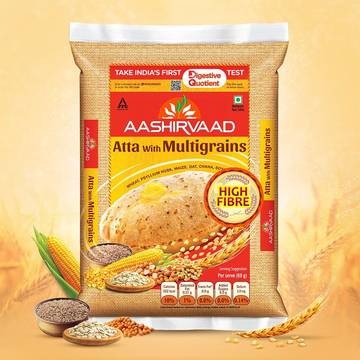 Aashirvaad High Fibre Atta with Multigrains - 5 kg